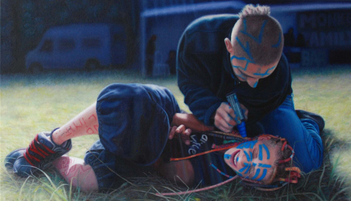 audrey nervi, peinture a l'huile