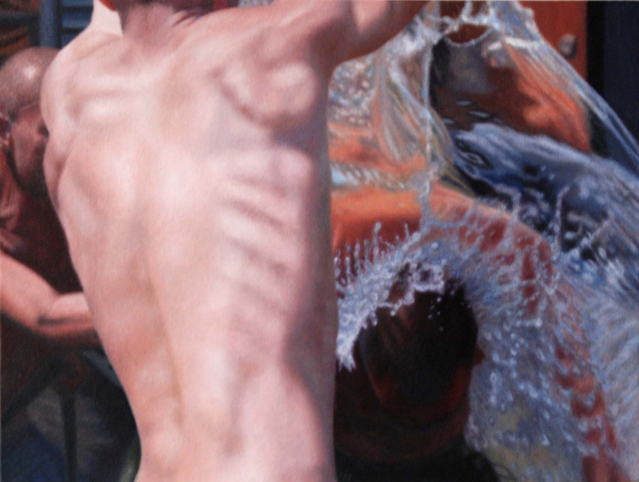 audrey nervi, peinture a l'huile