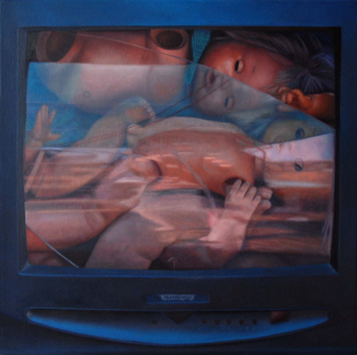 audrey nervi, peinture a l'huile