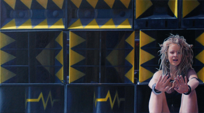 audrey nervi, peinture a l'huile