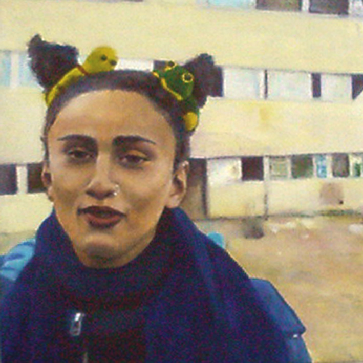 audrey nervi, peinture a l'huile